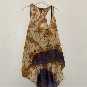 Chain cover over shirt